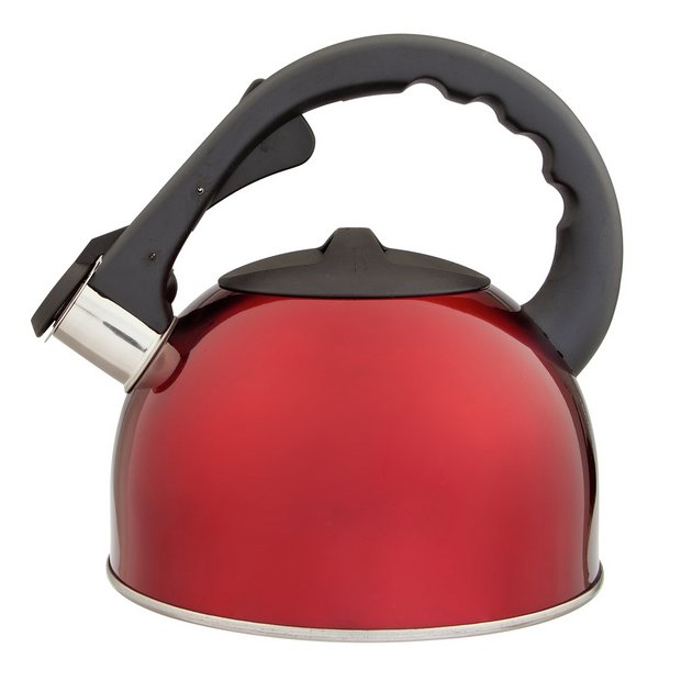 Argos red shop kettle and toaster