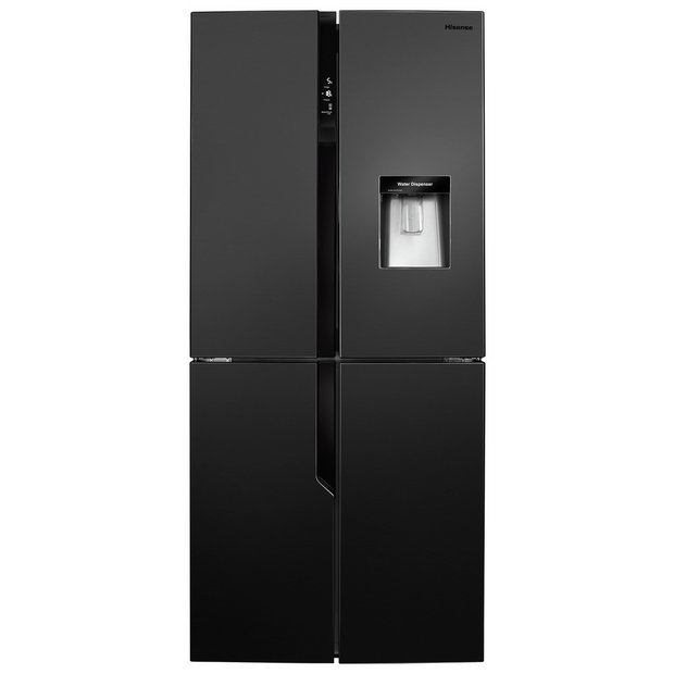 Buy Bush MSBSWTDB20 American Fridge Freezer Black Fridge freezers