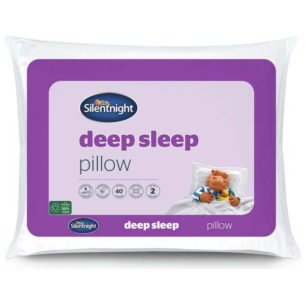 Good quality worm Silentnight Deep Sleep Medium/ Soft Pillow814/4126