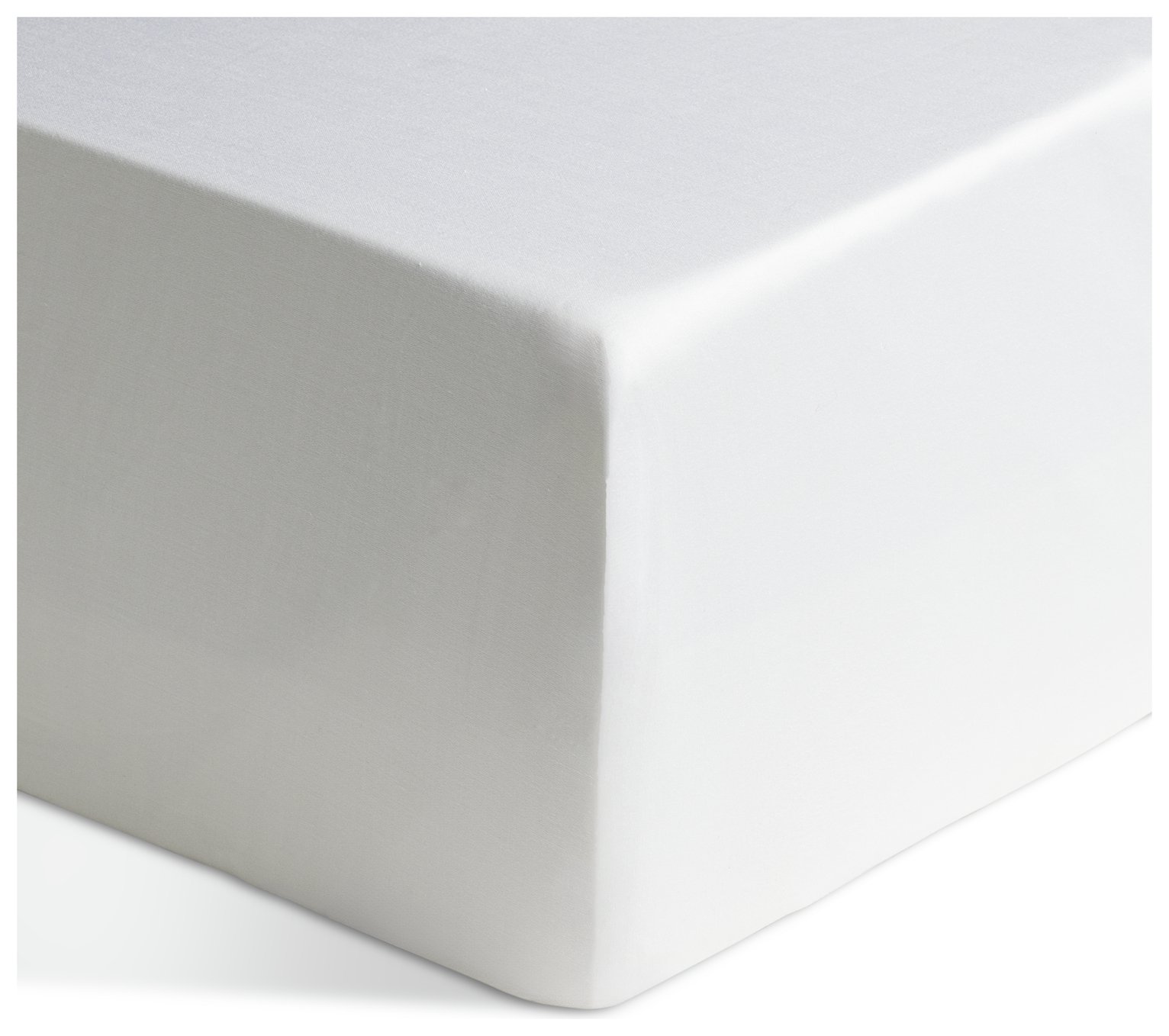 Habitat Egyptian Cotton 400TC Grey Fitted Sheet