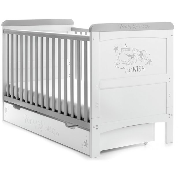 Buy Disney Winnie The Pooh Cot Bed Drawer Dreams Wishes