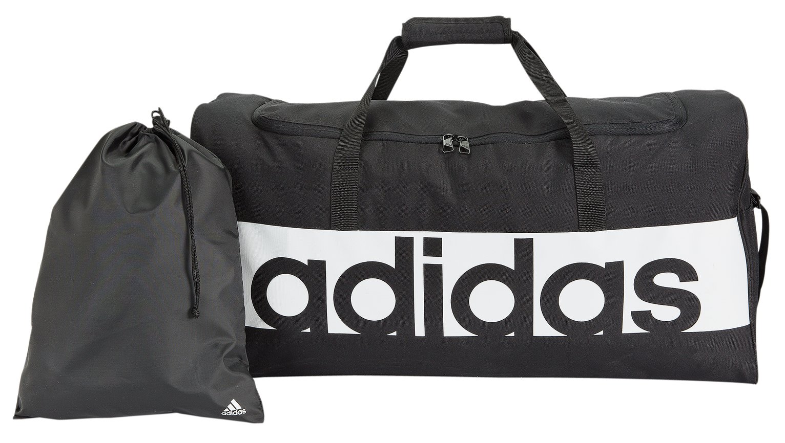 Adidas Linea Large Holdall & Gymsack - Black
