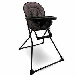 My Babiie MBHC1 Compact Highchair - Pink Leopard