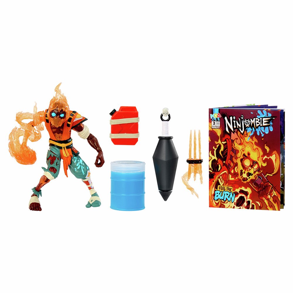 Ninjombie Scorchstrike Action Figure 