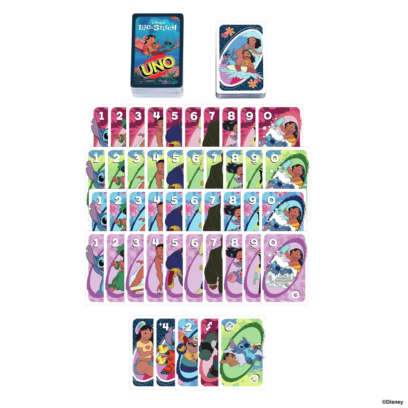 UNO Disney's Lilo and Stitch Card Game