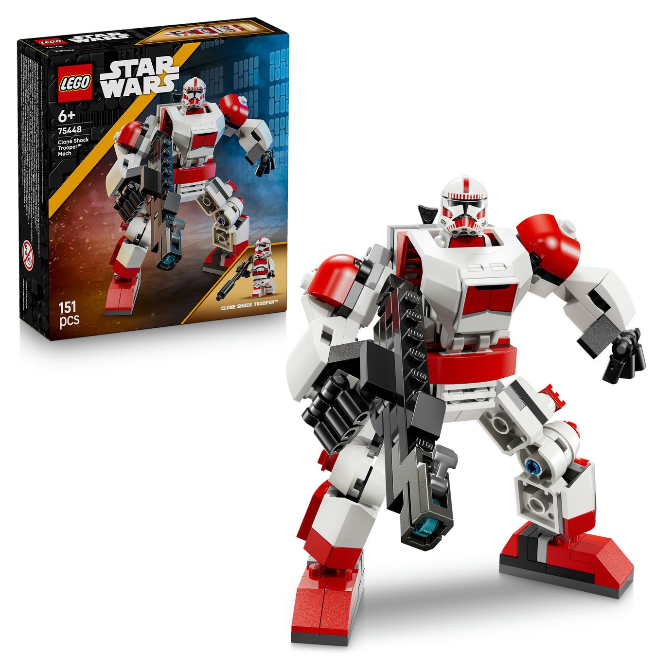 LEGO Star Wars Clone Shock Trooper Mech Building Toy 75448