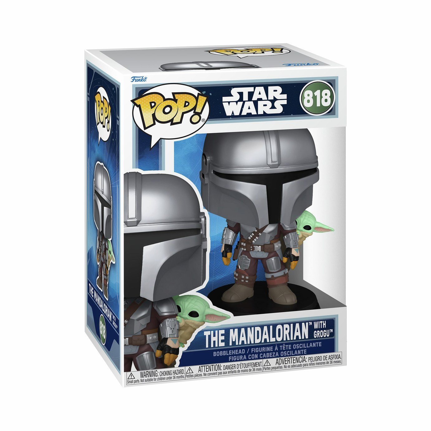 Funko POP! Star Wars The Mandalorian with Grogu Vinyl Figure