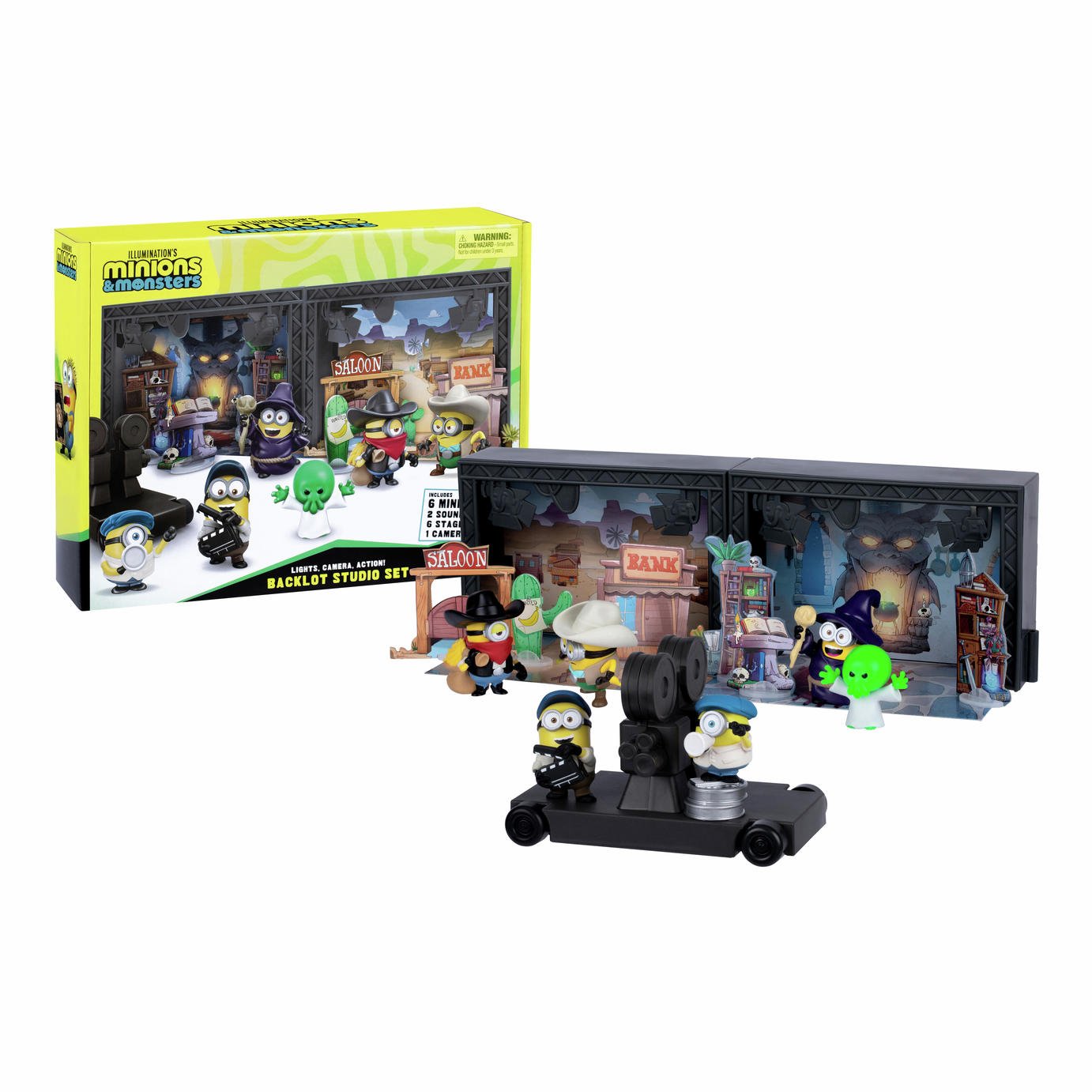 Minions & Monsters Backlot Studio Figures Set