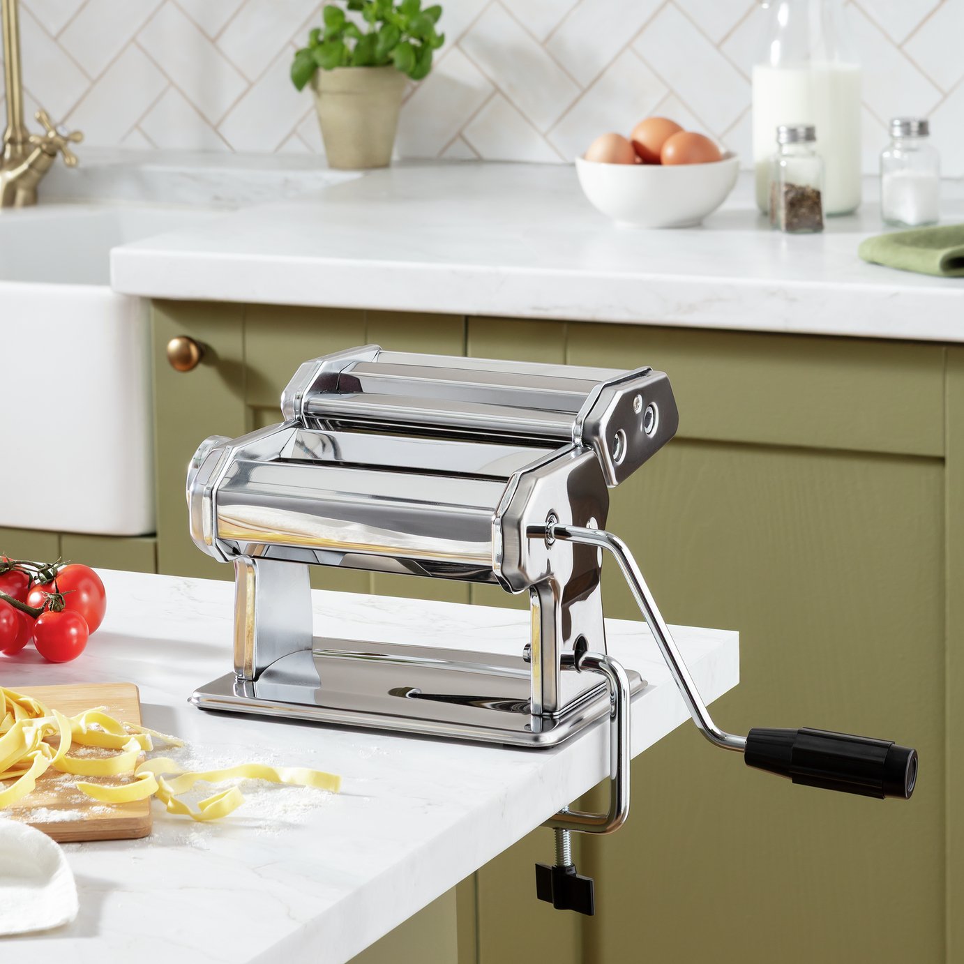 Argos Home Stainless Steel Pasta Maker