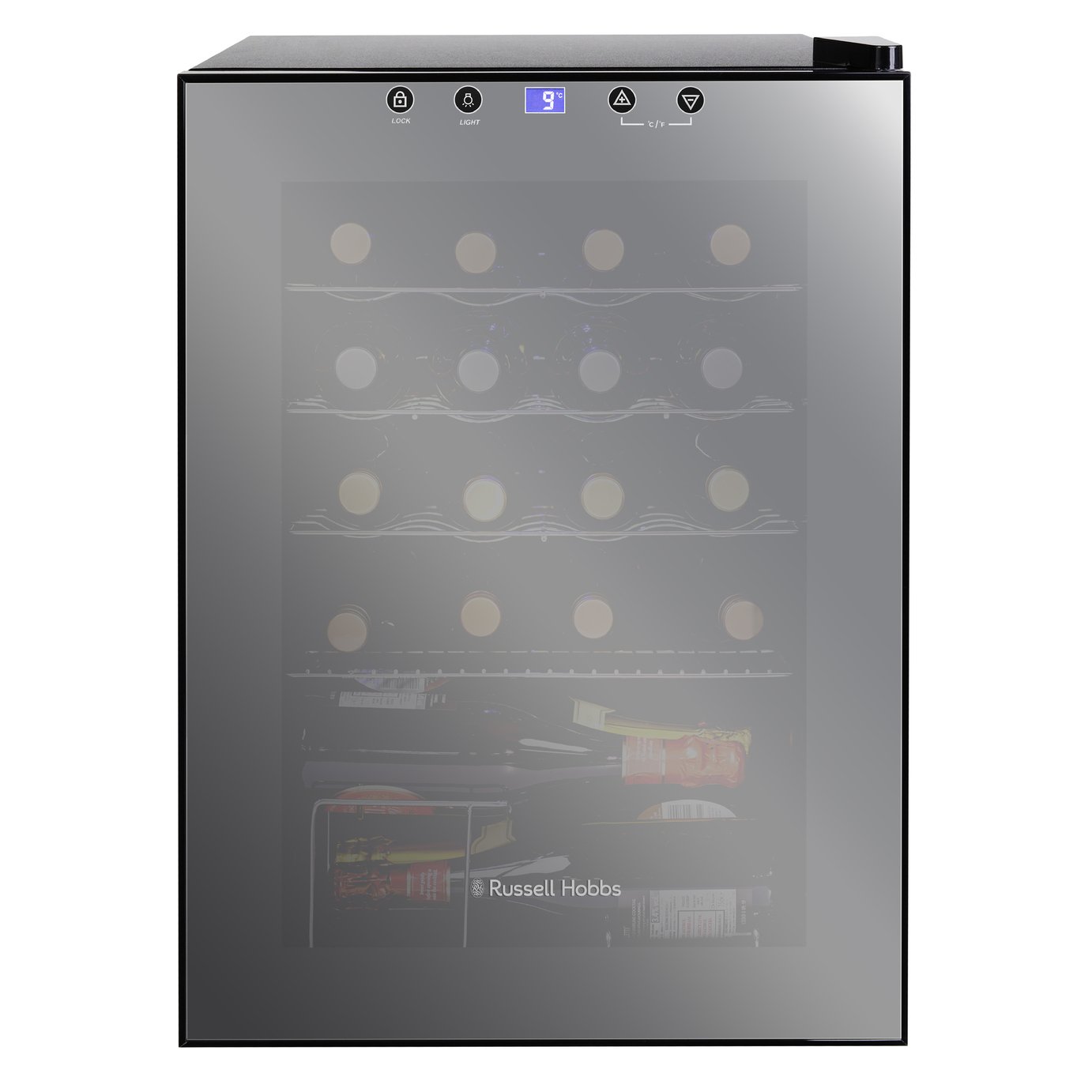 Russell Hobbs RH20WC201MR 20 Bottle Wine Cooler - Black