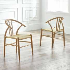 Julian Bowen Symi Pair of Dining Chairs - Natural Wood