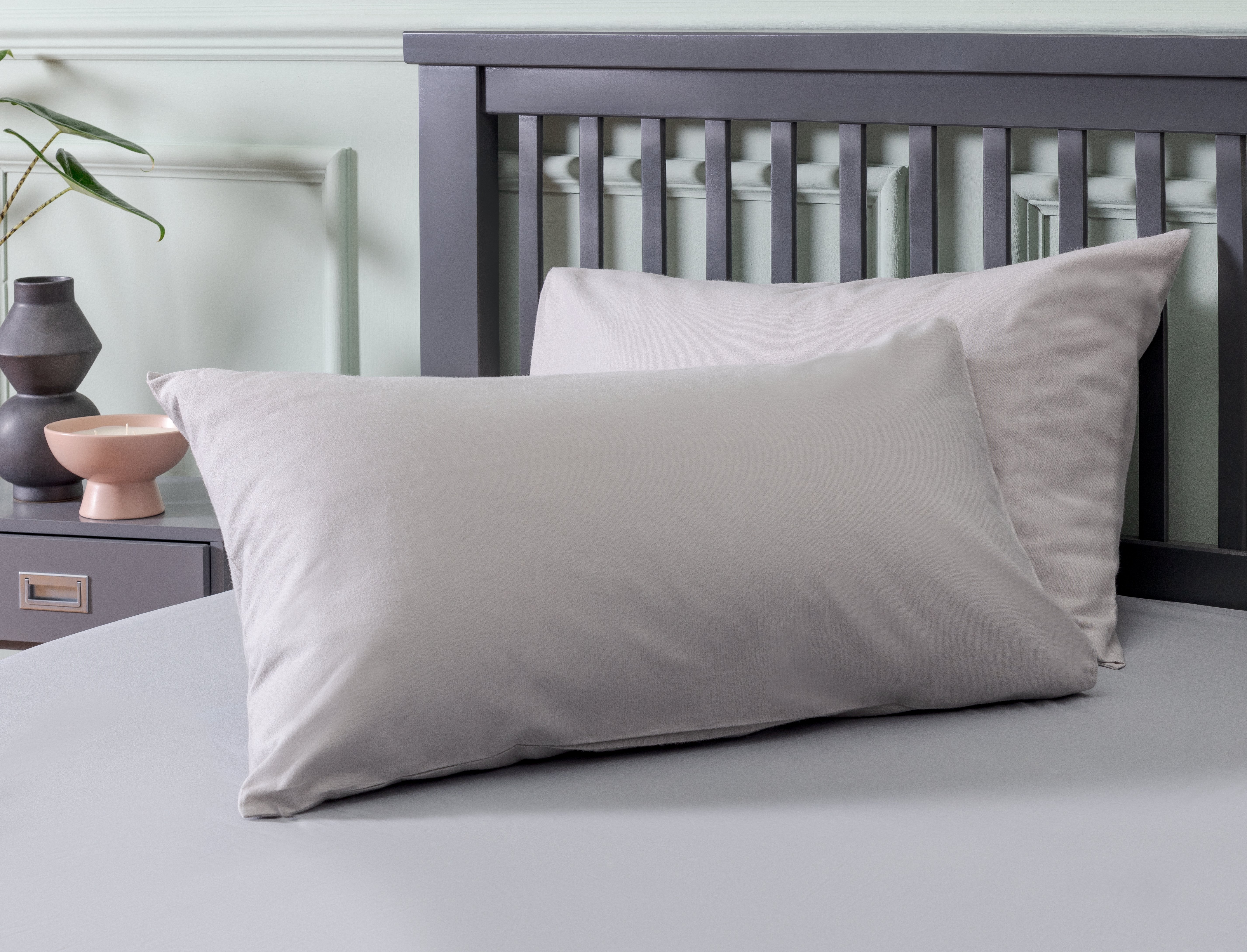 Habitat Soft and Cosy Brushed Cotton Pillowcase Pair