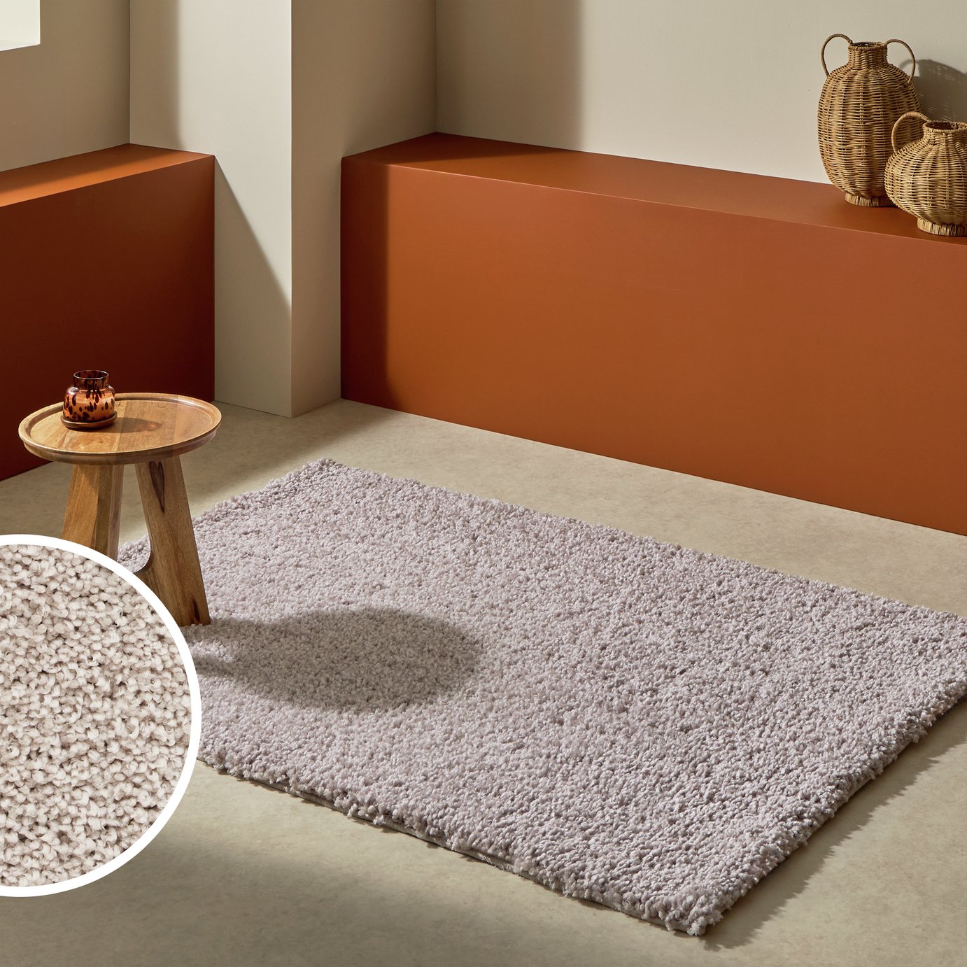 Habitat Noodle Natural Rug - 160x230cm