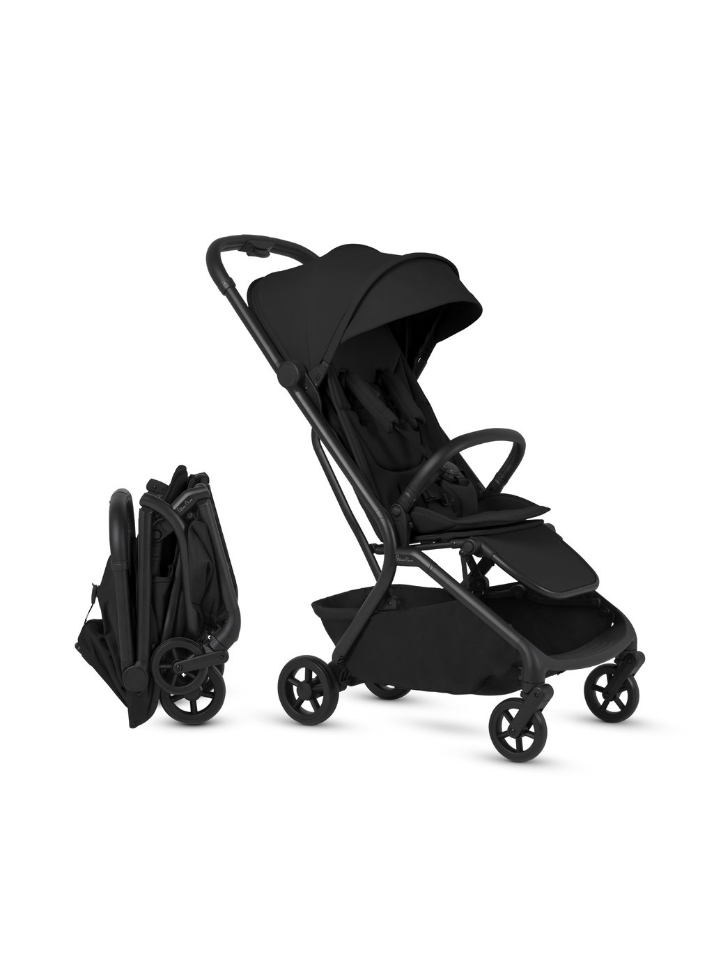 Silver Cross Nia Stroller and Carrycot - Onyx