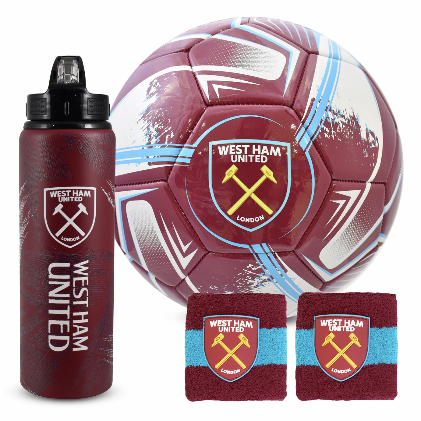 West Ham United Size 5 Football Set - Multicoloured