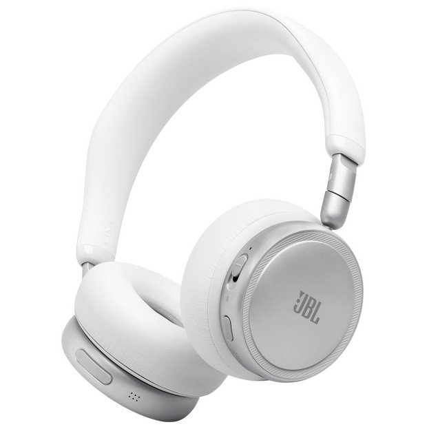 JBL ワイヤレスヘッドホン ホワイト Buy JBL Live 680NC On-Ear Wireless & Wired Noise Cancelling