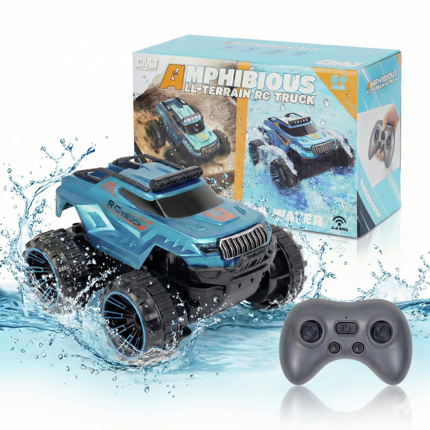 CMJ RC Cars Amphibious ALL Terrain Radio Controlled Truck