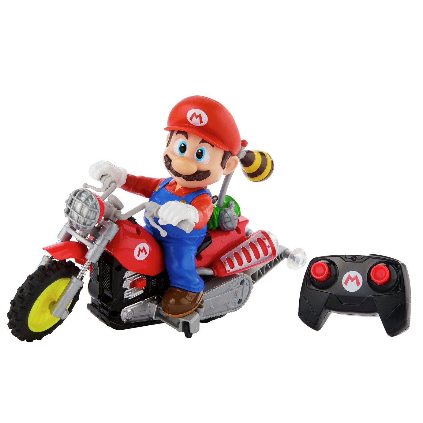 Hot Wheels Mario Wheelie Motocross, Remote-Controlled Battery-Powered Vehicle