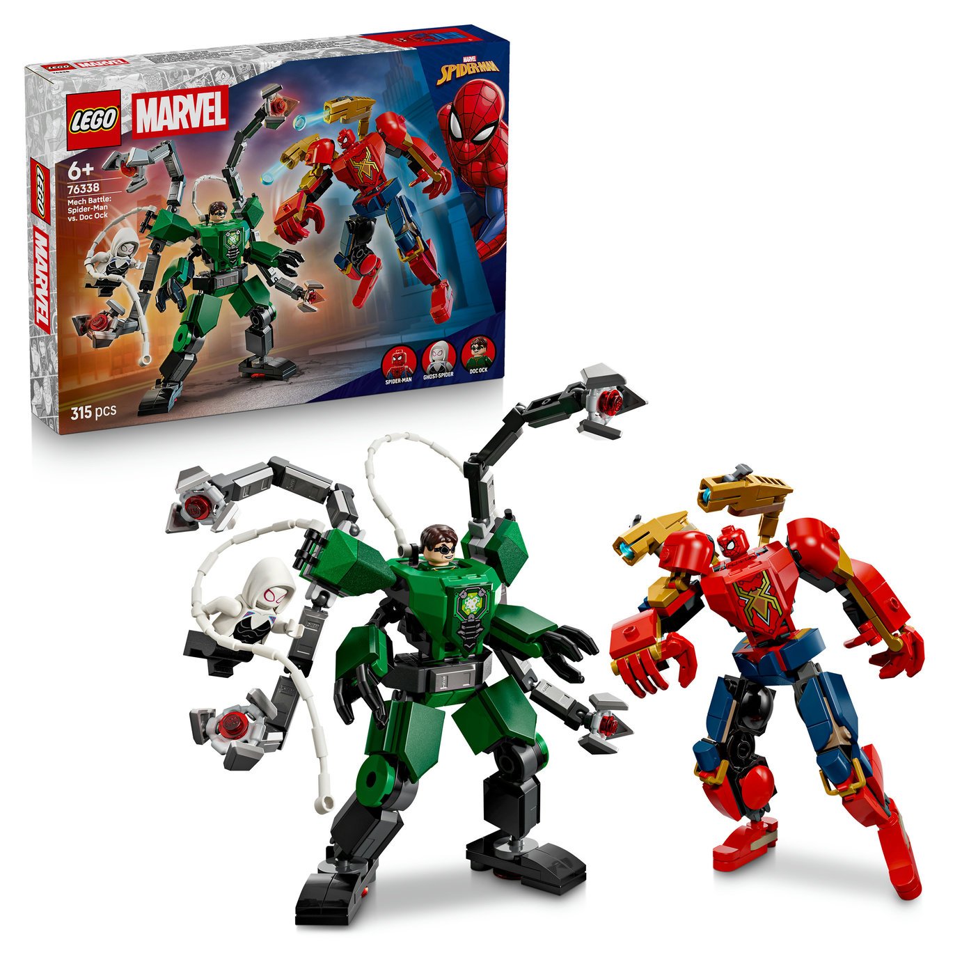 LEGO Marvel Mech Battle: Spider-Man vs. Doc Ock Set 76338