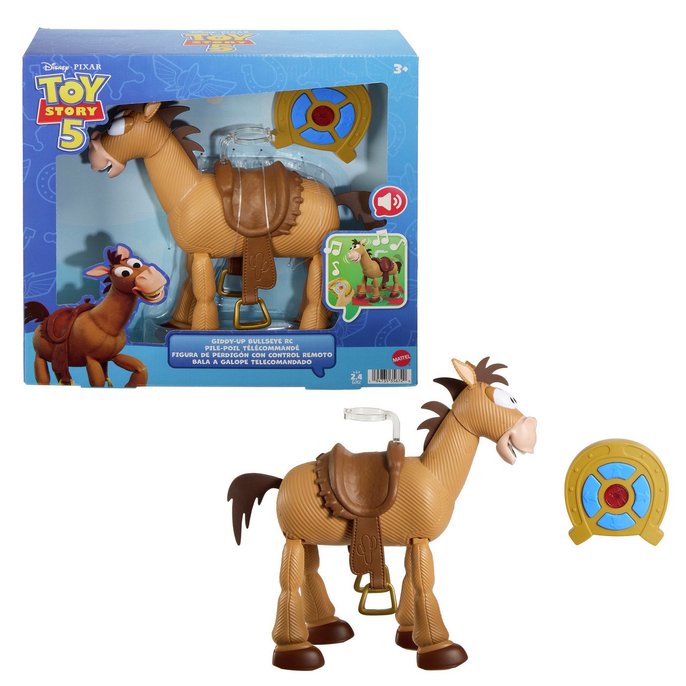 Disney & Pixar Toy Story 5 'Giddy-Up' Radio Control  Bullseye 