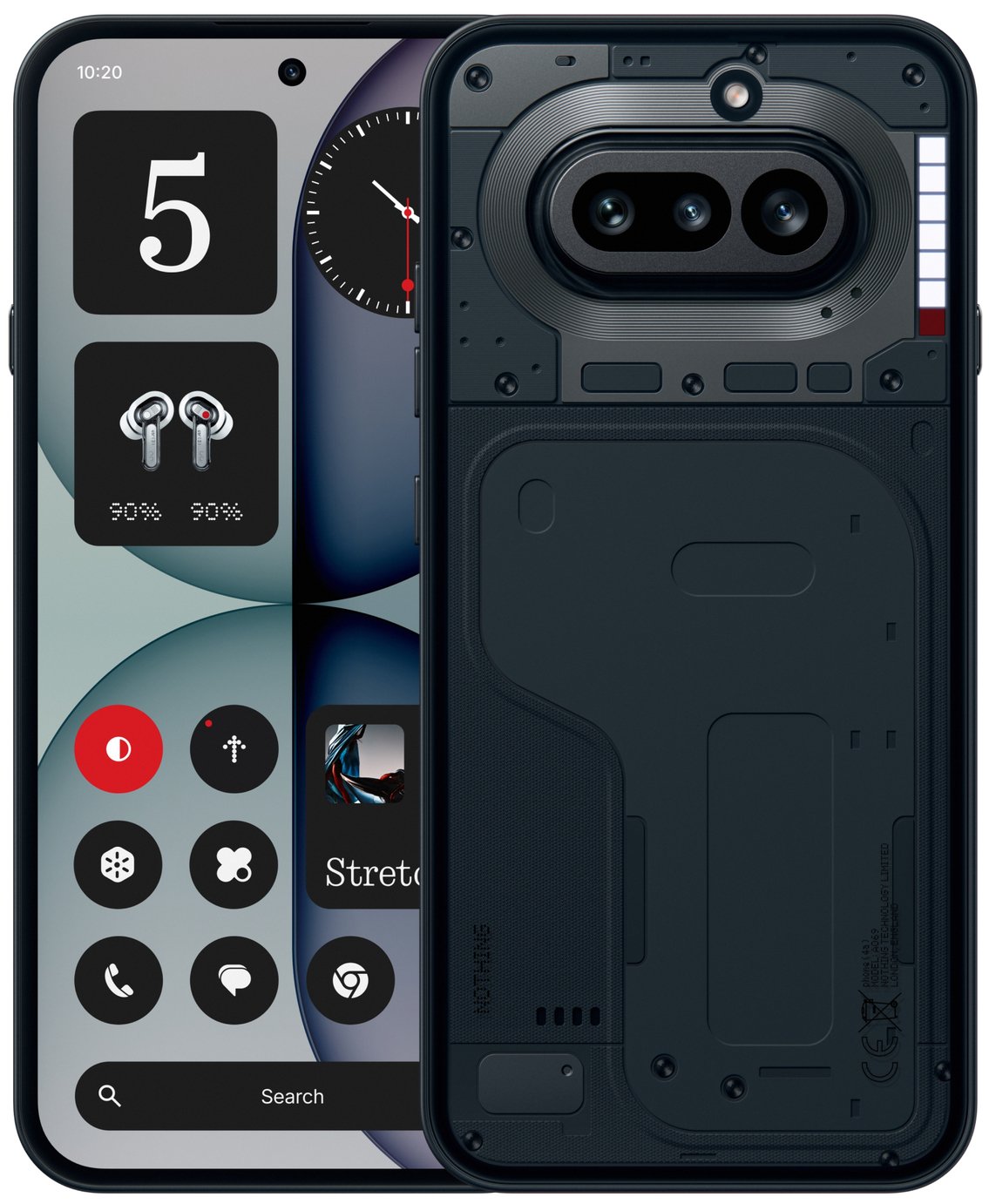 SIM Free Nothing Phone (4a) 5G 128GB AI Mobile Phone - Black