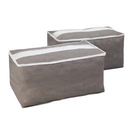 Argos Home Pack of 2 Jumbo Storage Bags - Grey and White