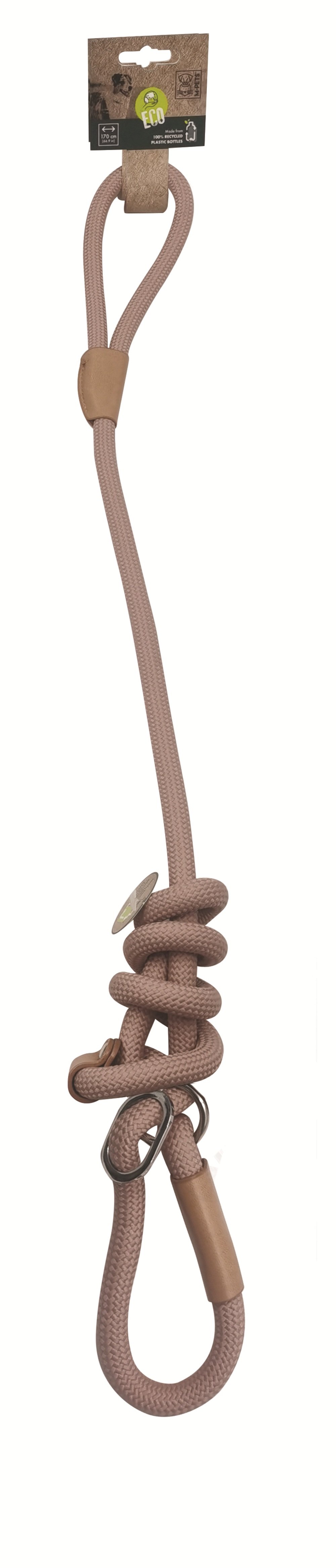 M-PETS Eco Dog Lead and Collar Pink - Small