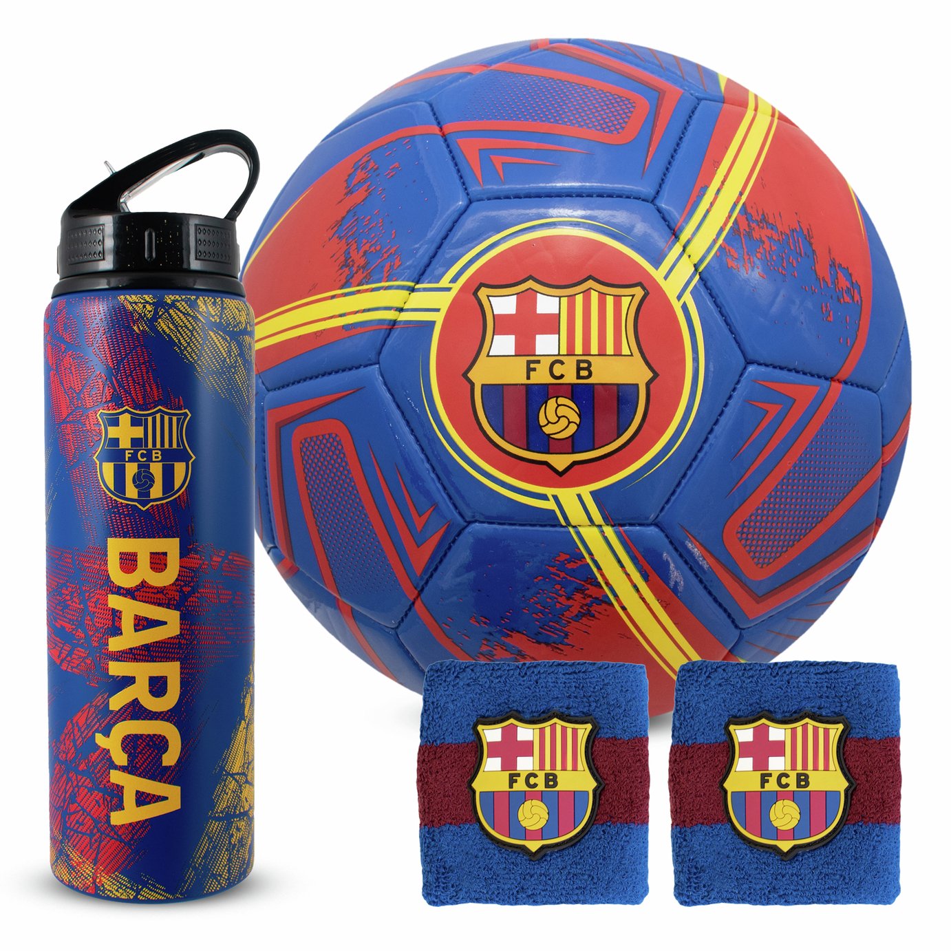 FC Barcelona Size 5 Football Set - Multicoloured