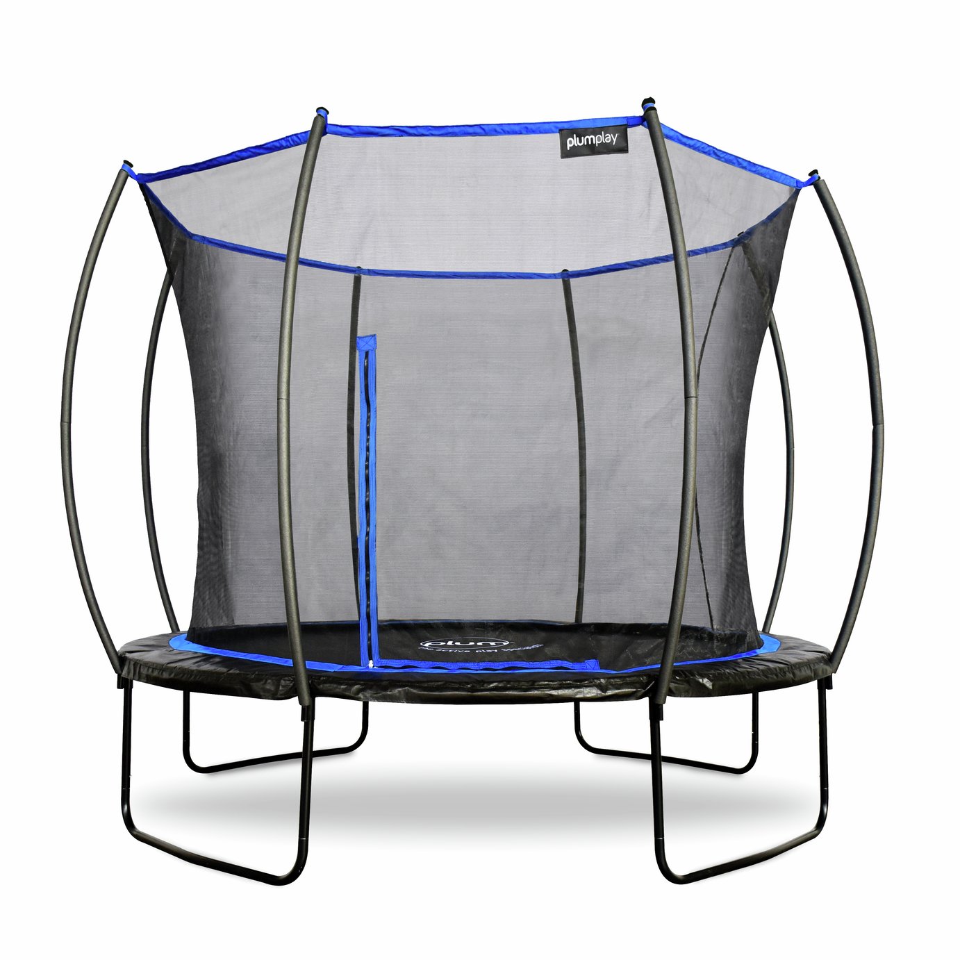 Plum 10ft Deluxe Springsafe Outdoor Trampoline & Enclosure