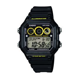 Casio Men's Illuminator Black Resin Strap Watch
