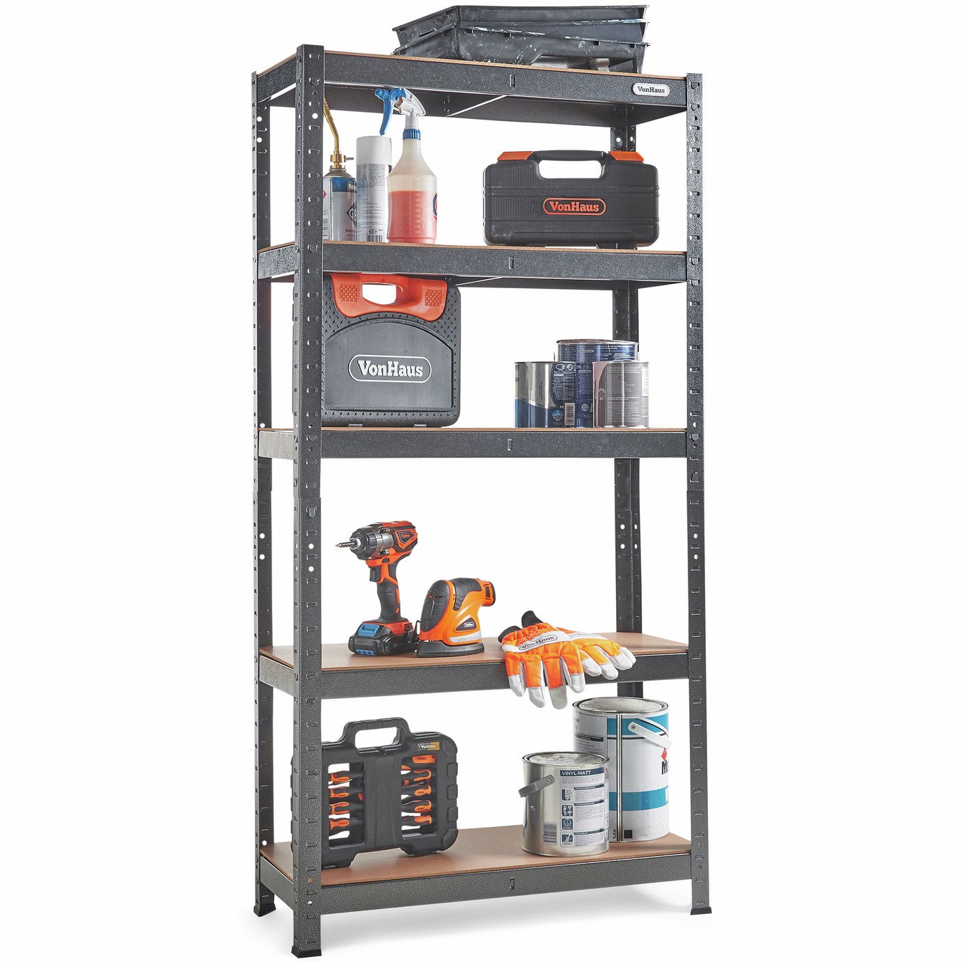 VonHaus 5 Tier Heavy Duty Shelving Unit