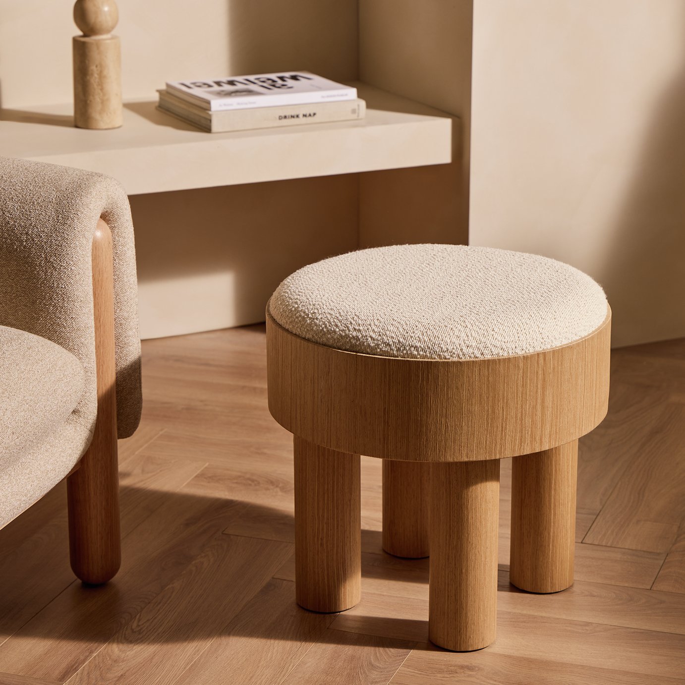 Habitat Juan Side Storage Table - Natural