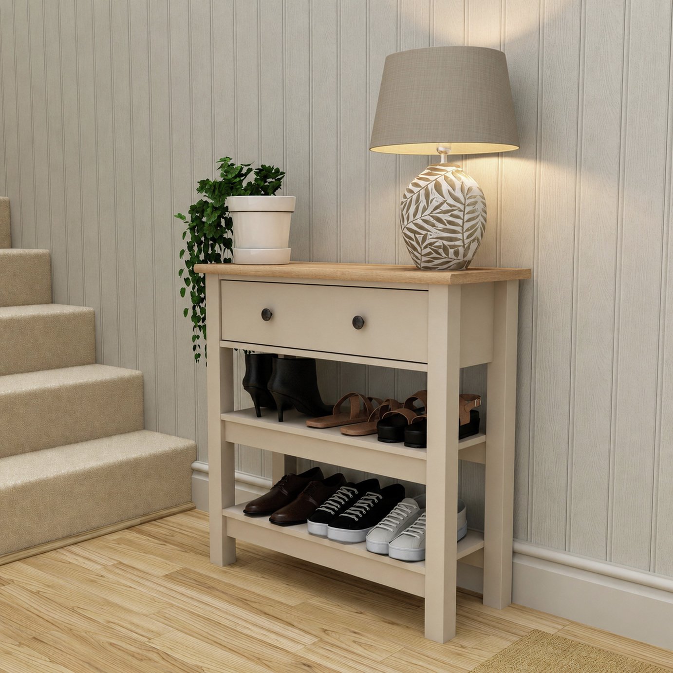 Argos Home Winchester 1 Drawer Console Table