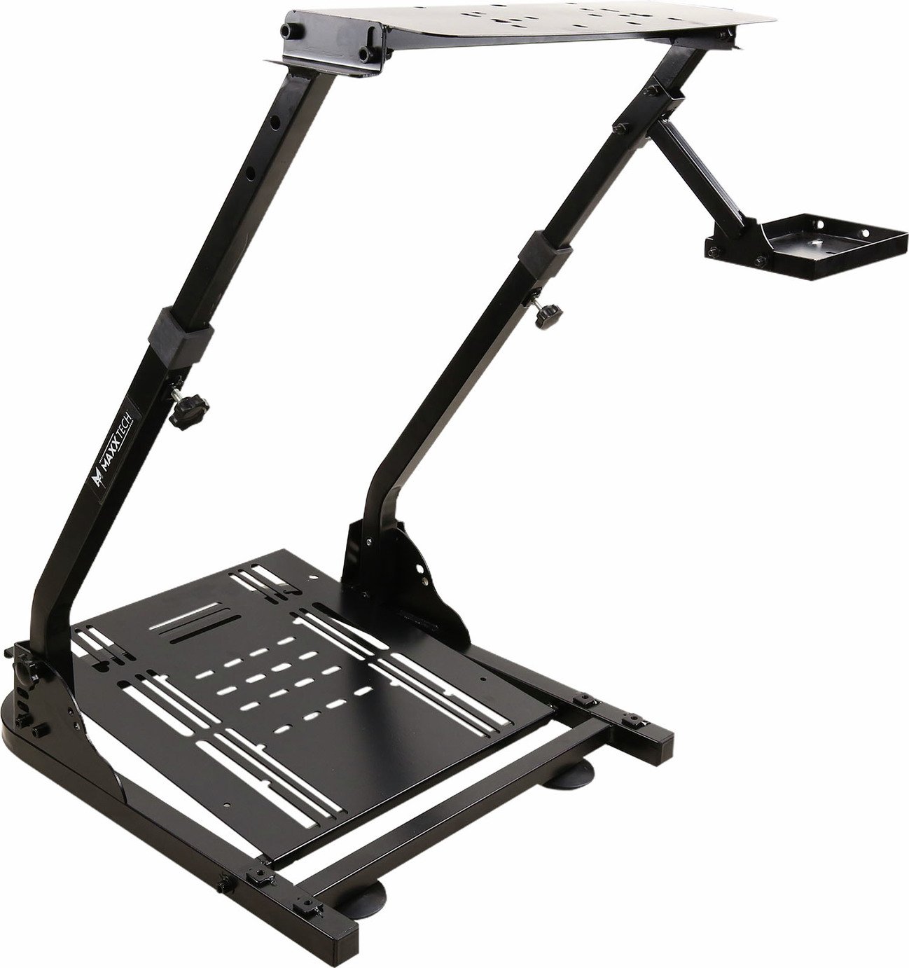 Maxx Tech Racing Wheel Stand PC, Xbox, PS, & Switch - Black
