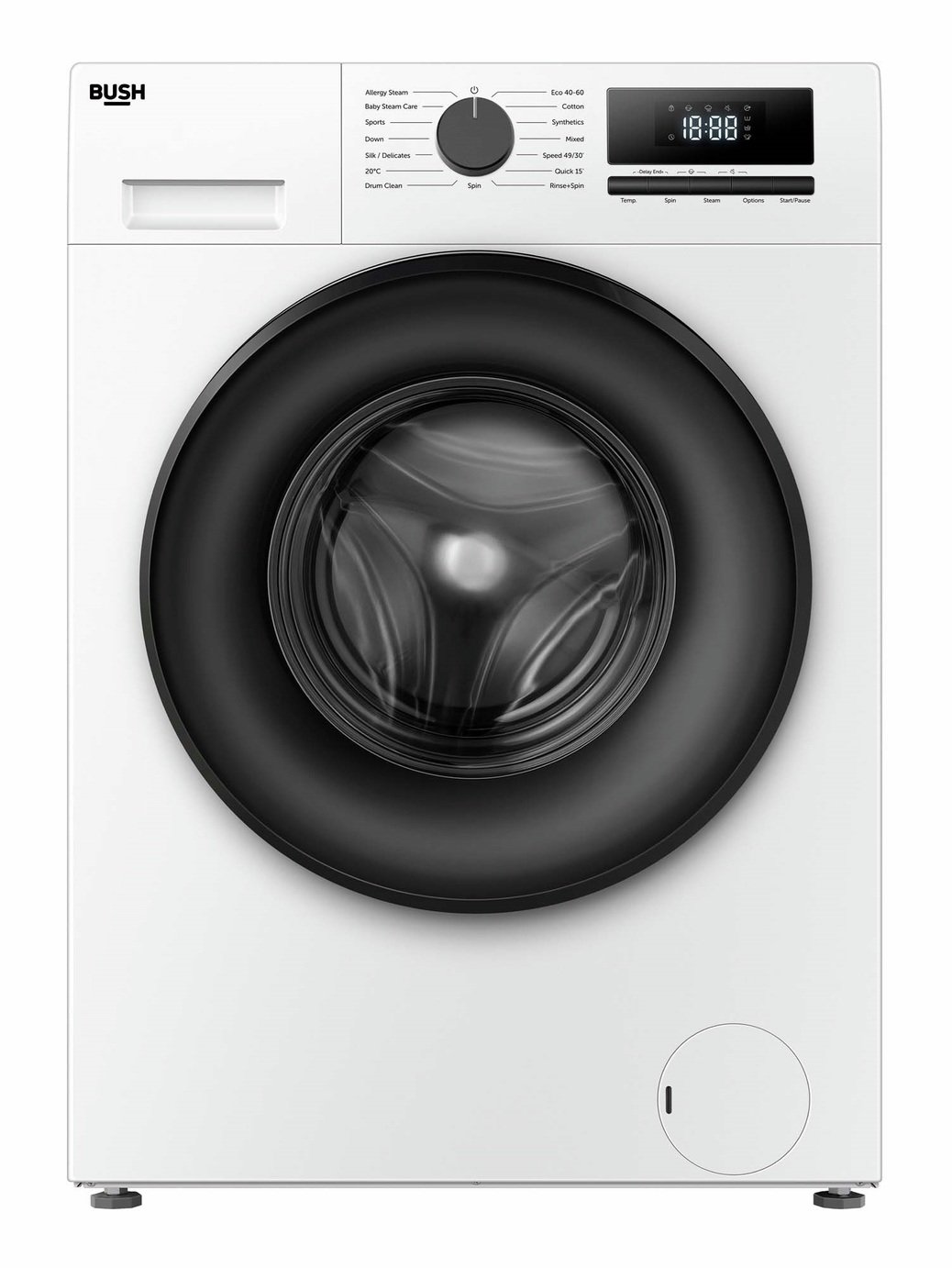 Bush BWM81400W 8KG 1400 Spin Washing Machine - White
