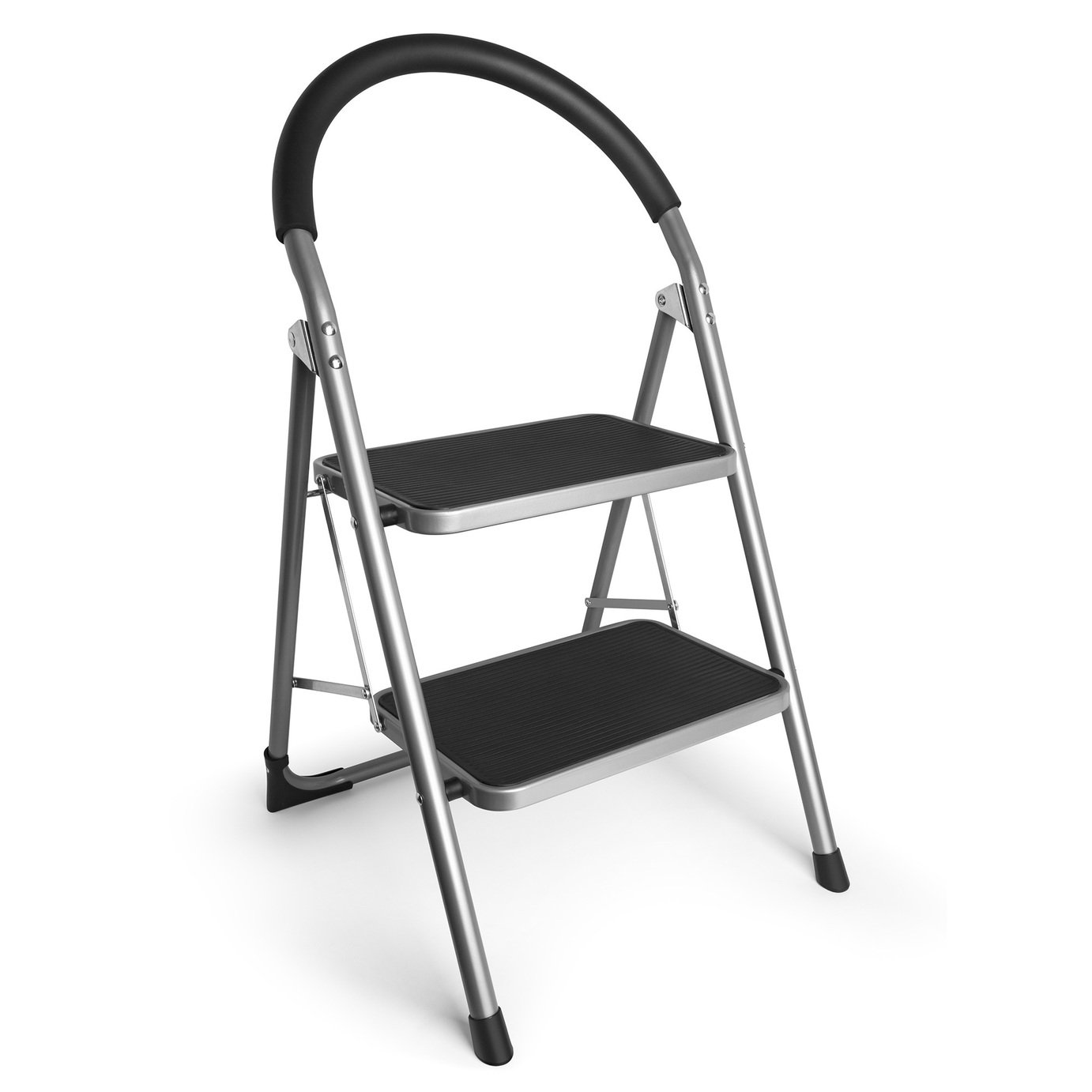 VonHaus 2 Tread Premium Foldable Step Ladder