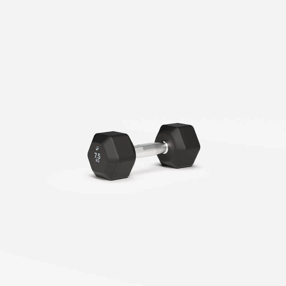 Decathlon Hex Dumbbell - 1 × 7.5kg