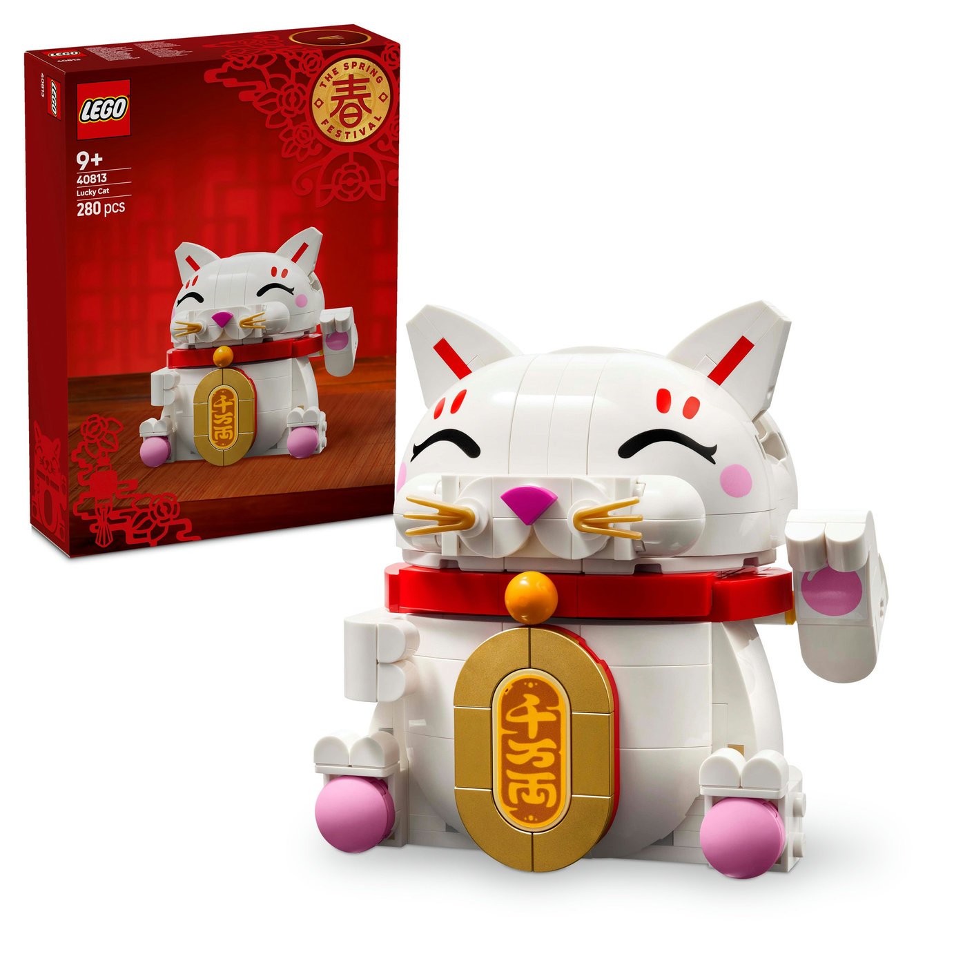 LEGO Lucky Cat Display Model Building Kit 40813