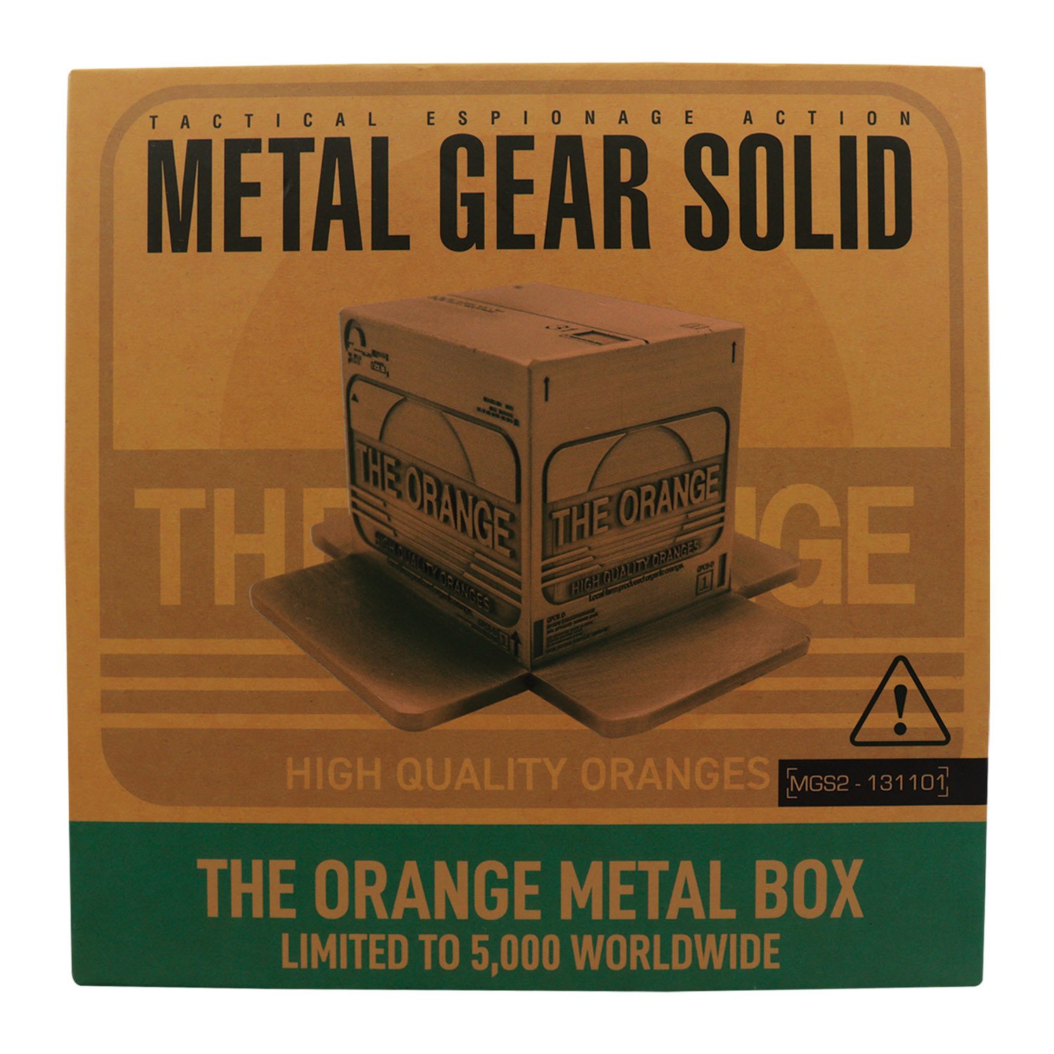 Fanattik Metal Gear Solid 2 - Cardboard Box Replica Limited Gold Edition