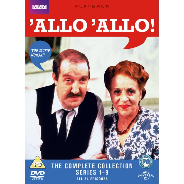 Buy Allo Allo The Complete Series 1 9 Dvd Box Set Dvds And Blu Ray Argos