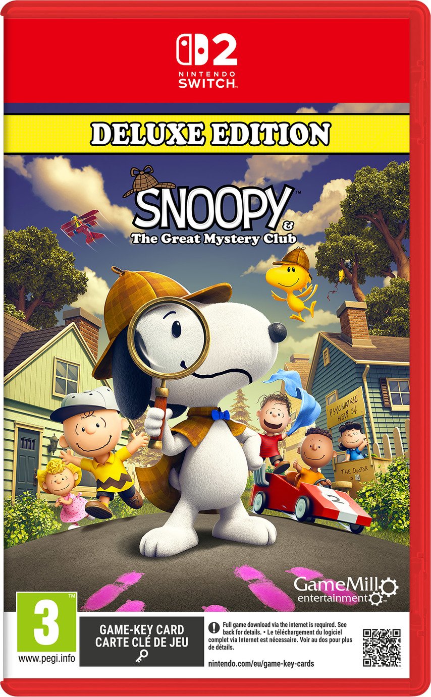 Snoopy & The Great Mystery Club Deluxe Edition Switch 2 Game