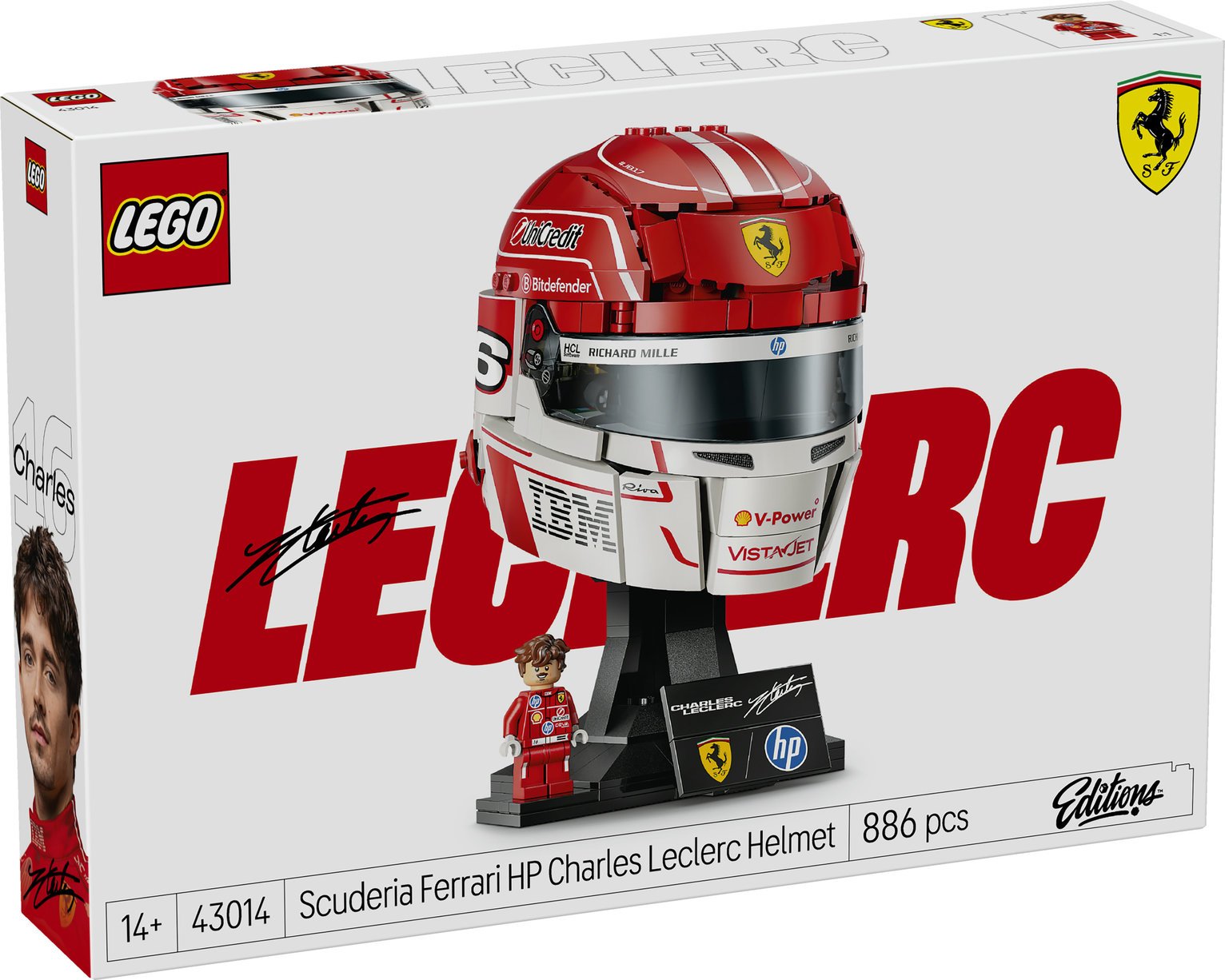 LEGO Editions Charles Leclerc Helmet 43014 PREORDER
