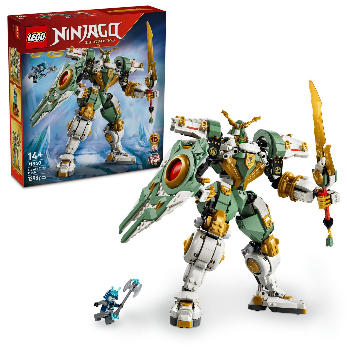 LEGO NINJAGO Lloyd's Titan Mech 15th Anniversary Toy 71860