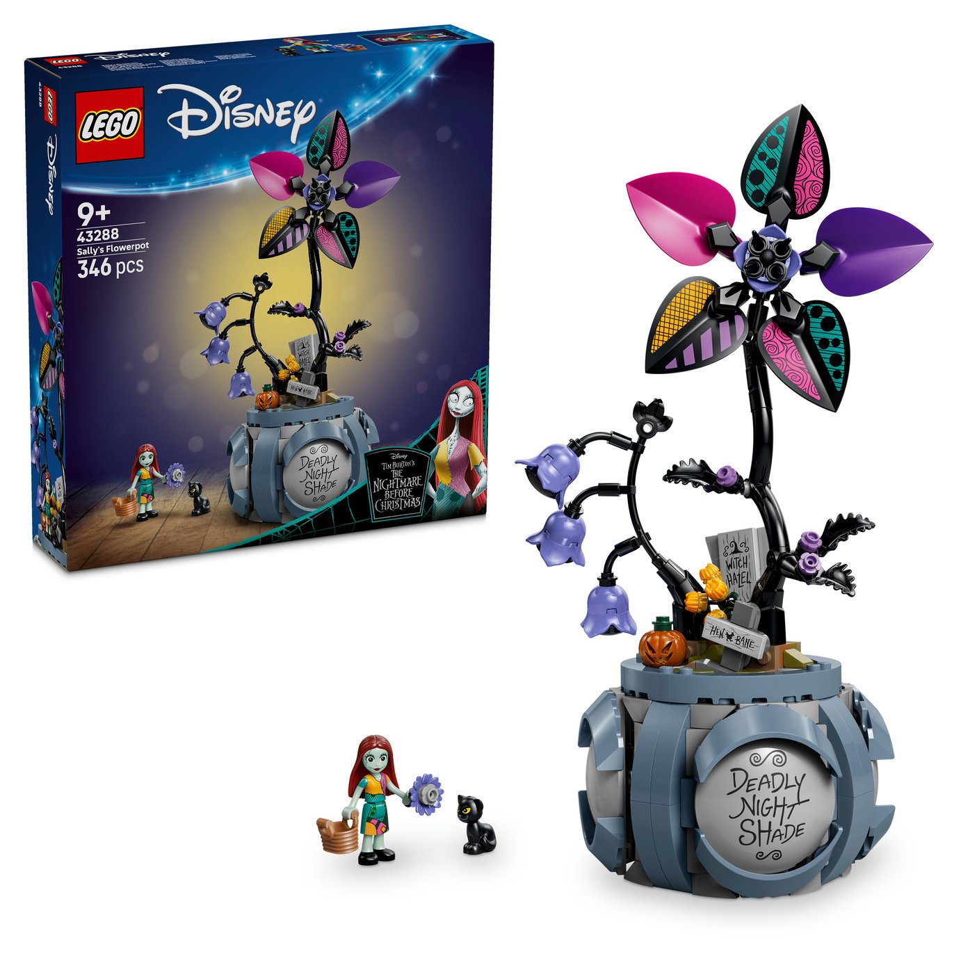 LEGO Disney Sally's Flowerpot Building Toy for Kids 43288