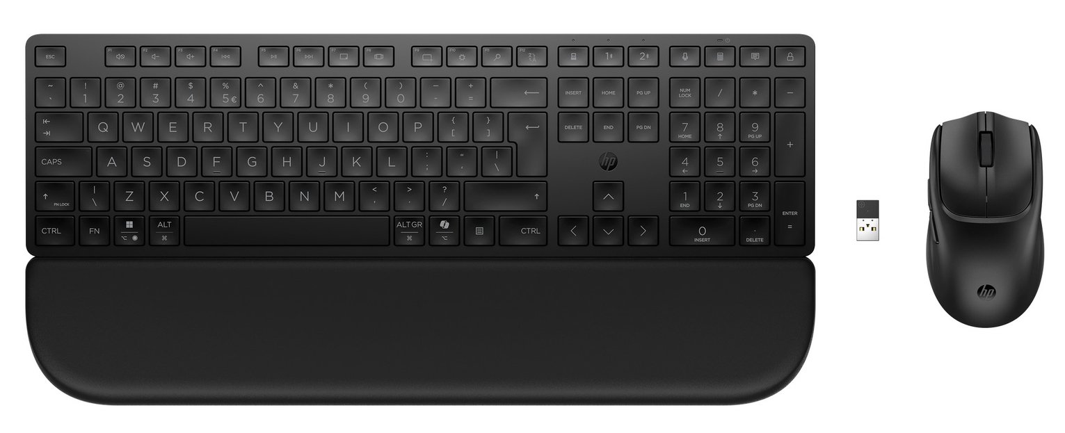 HP 580C Multi-Device Mouse & Keyboard with Palm Rest