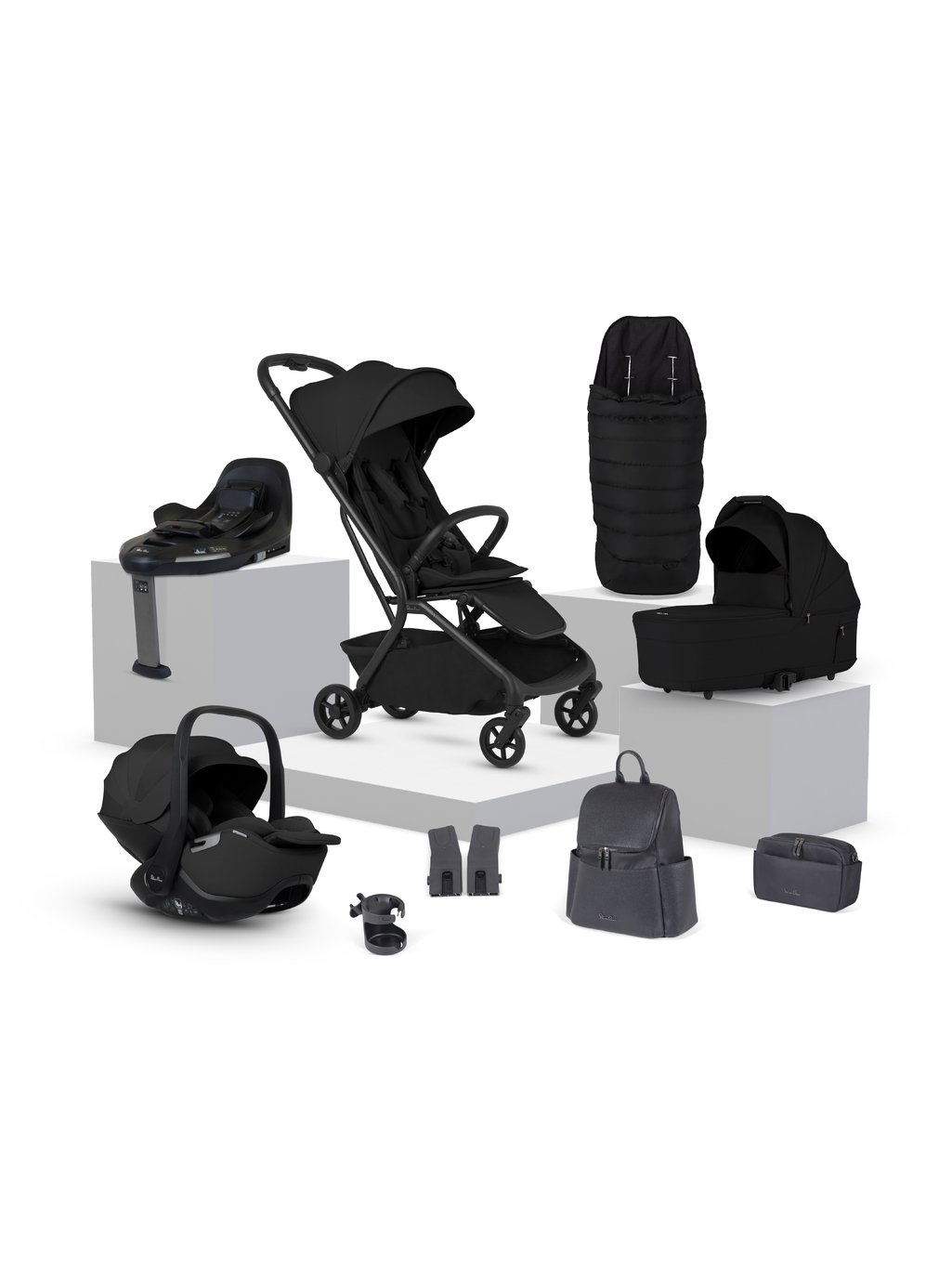 Silver Cross Nia Travel System and Accessories - Onyx