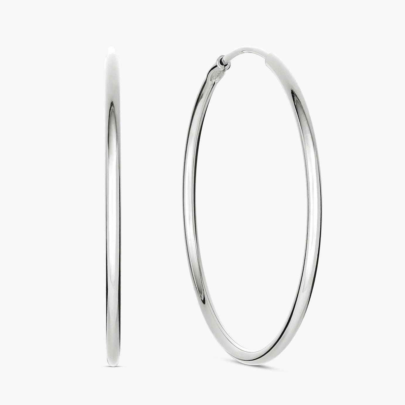 Revere Sterling Silver 26mm Sleeper Hoop Earrings