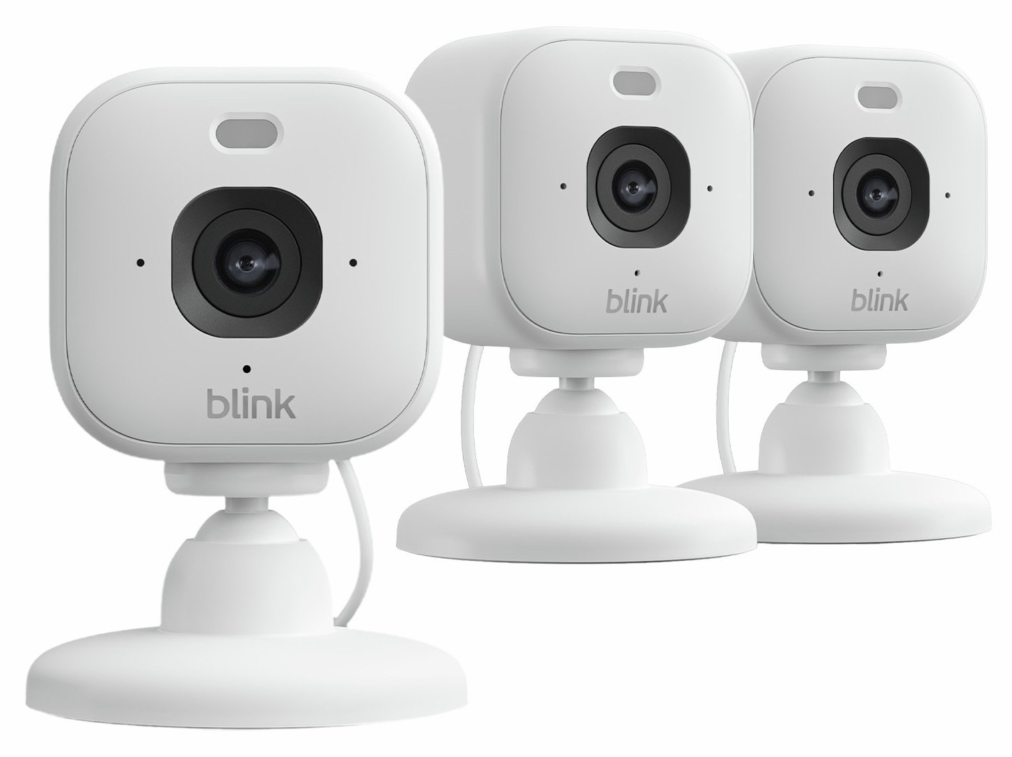Blink Mini 2K+ Plug-In Security Camera - Pack of 3