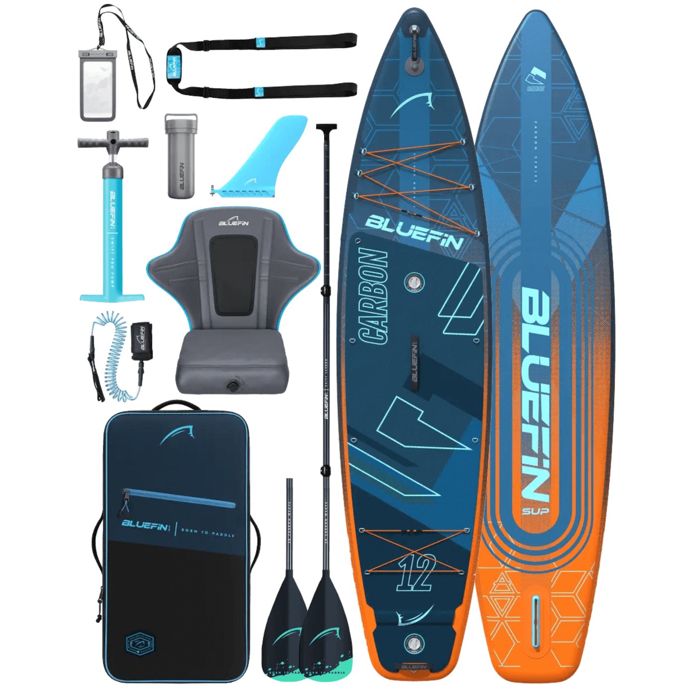 Bluefin SUP Carbon 12ft Inflatable Paddleboard
