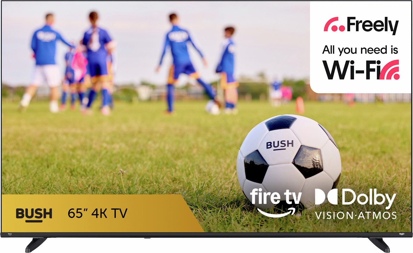 Bush 65 Inch 65USF26 Smart 4K UHD HDR Freely TV